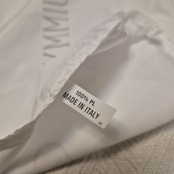 Jimmy Choo White Drawstring Dust Bag 12x13.5 - Picture 5 of 5